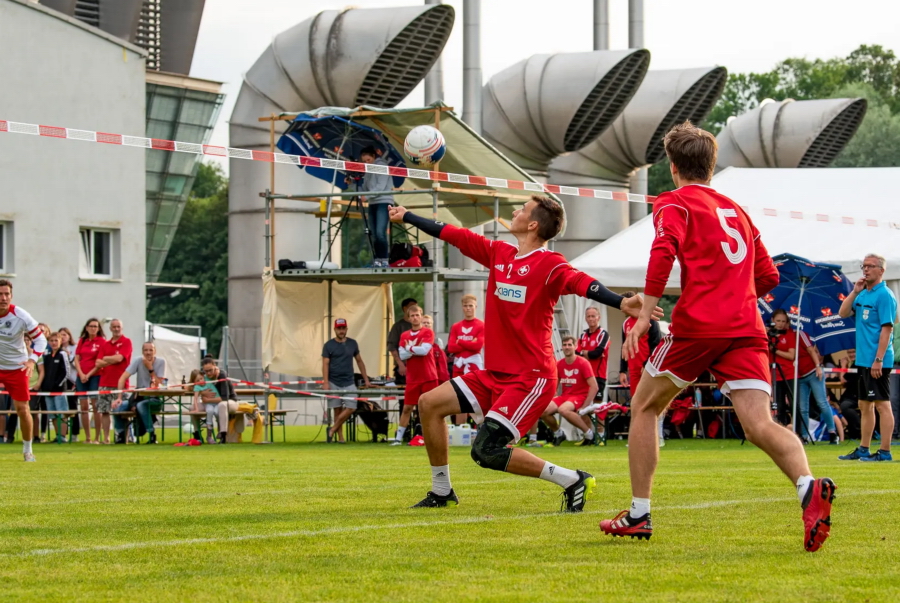 Faustball Länderspiel Schweiz Österreich 2021 