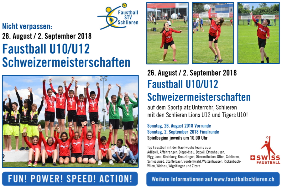 Schweizer Meisterschaft 2018 Flyer